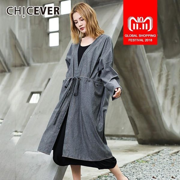 women's trench coats chicever autumn coat for women v neck long sleeve high waist drawstring lace up oversize windbreaker fashion, Tan;black
women's trench coats chicever autumn coat for women v neck long sleeve high waist drawstring lace up oversize windbreaker fashion, Tan;black