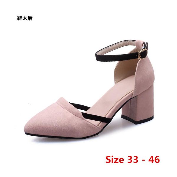 dress shoes d'orsay high heels women scarpin sandals ladies heel woman pumps ankle strap small big size 33 - 46, Black
dress shoes d'orsay high heels women scarpin sandals ladies heel woman pumps ankle strap small big size 33 - 46, Black