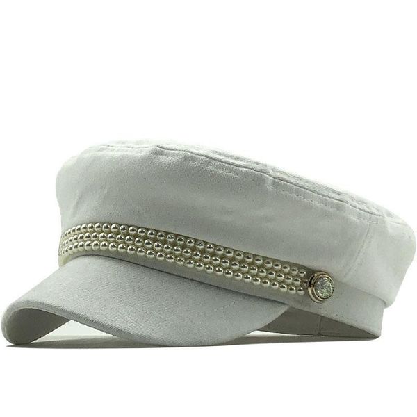 berets 2022 fashion cotton hat cap women casual pearl flat elegant solid autumn winter warm wool beret female, Blue;gray
berets 2022 fashion cotton hat cap women casual pearl flat elegant solid autumn winter warm wool beret female, Blue;gray