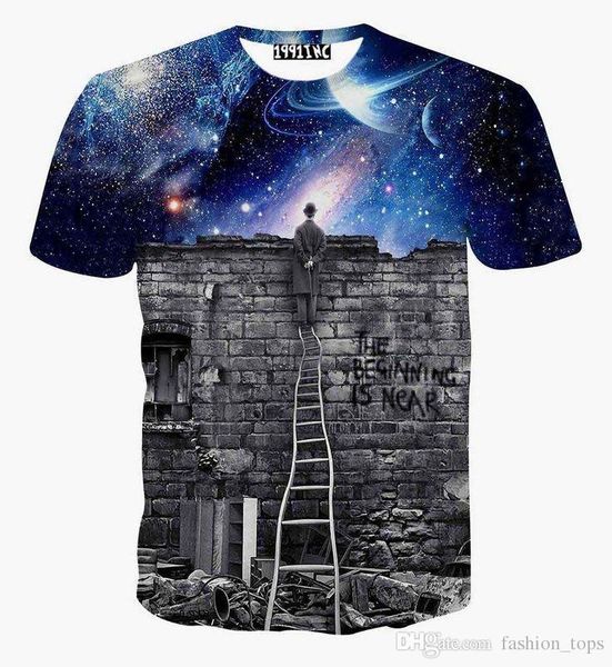 men's t-shirts est galaxy space printed creative t shirt 3d men's tshirt summer novelty 3d feminina psychedelic tee shirts clothes, White;black
men's t-shirts est galaxy space printed creative t shirt 3d men's tshirt summer novelty 3d feminina psychedelic tee shirts clothes, White;black