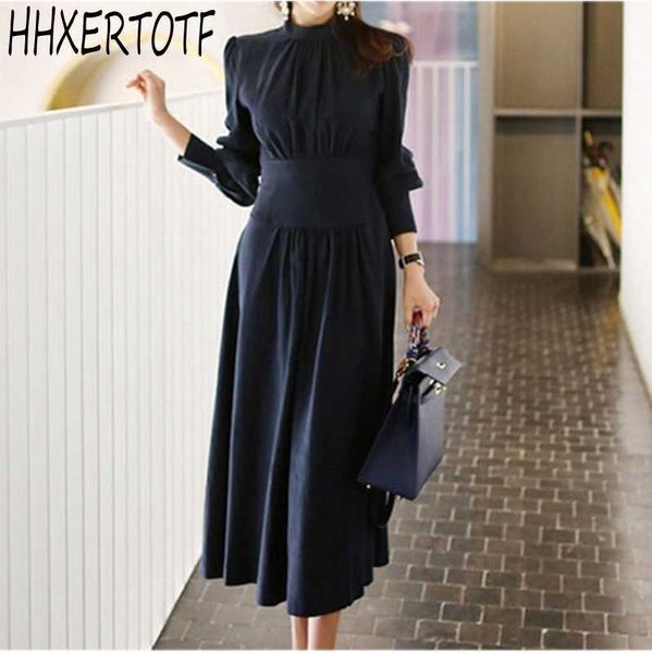 office ladies stand collar lantern sleeve women dress elegant slim waist a-line ruched female long party vestidos femme 210531, Black;gray
office ladies stand collar lantern sleeve women dress elegant slim waist a-line ruched female long party vestidos femme 210531, Black;gray