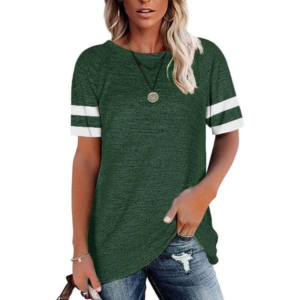 women's t-shirt 2021 women summer t shirts loose casual simple fashion short sleeve tunic crewneck color block black gray basic tee, White
women's t-shirt 2021 women summer t shirts loose casual simple fashion short sleeve tunic crewneck color block black gray basic tee, White