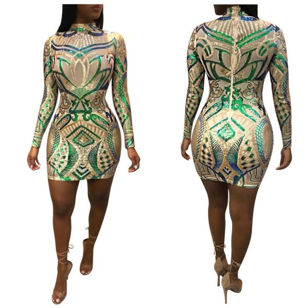 casual dresses spring autumn sequin dress women geometry long sleeve o neck elegant mini club party 2021 vestido, Black;gray
casual dresses spring autumn sequin dress women geometry long sleeve o neck elegant mini club party 2021 vestido, Black;gray