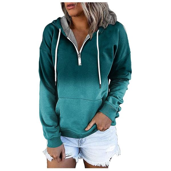 women's hoodies & sweatshirts autumn gradient pocket sweatshirt women sport casual long sleeve ladies 2021 fashion streetwear female, Black
women's hoodies & sweatshirts autumn gradient pocket sweatshirt women sport casual long sleeve ladies 2021 fashion streetwear female, Black