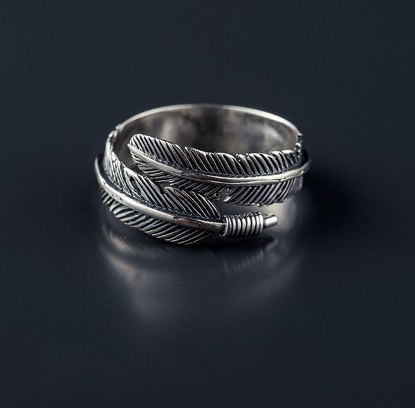 cluster rings yaologe 925 sterling silver vintage thai female creative feather open jewelry gift wholesale, Golden;silver
cluster rings yaologe 925 sterling silver vintage thai female creative feather open jewelry gift wholesale, Golden;silver
