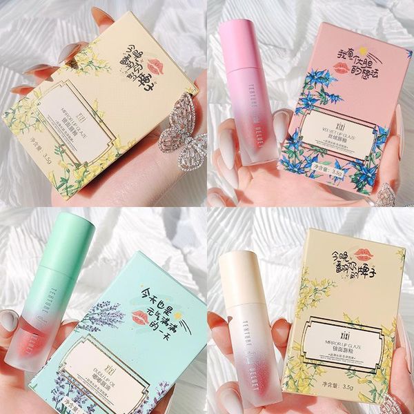 lip gloss 1pc velvet glaze jam plumper matte high pigment mud pearly smooth strawberry vitamin red lipstick tslm1 
lip gloss 1pc velvet glaze jam plumper matte high pigment mud pearly smooth strawberry vitamin red lipstick tslm1