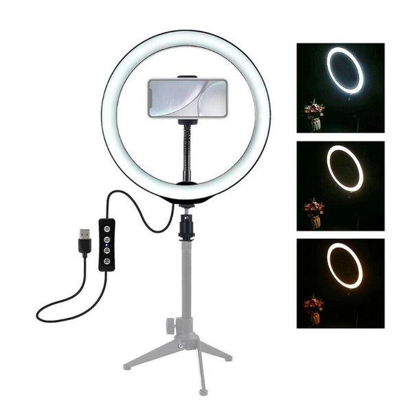 bulbs led ring light with stand kit 10w bi-color 3200-6500k included mirror for youtube video makeup pography
bulbs led ring light with stand kit 10w bi-color 3200-6500k included mirror for youtube video makeup pography
