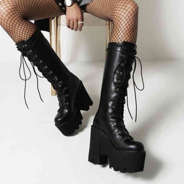 boots novo salto grosso martin botas de alto britânico das mulheres solado tubo médio rendas até patente couro da motocicleta w7hb, Black
boots novo salto grosso martin botas de alto britânico das mulheres solado tubo médio rendas até patente couro da motocicleta w7hb, Black