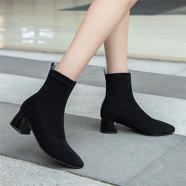 dress shoes fashion women boots for woman winter fall pointed toe 4.5m heel slip on keep warm black basic q31w
dress shoes fashion women boots for woman winter fall pointed toe 4.5m heel slip on keep warm black basic q31w