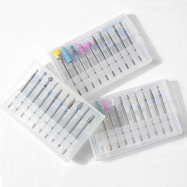 professional drill bits 10pcs/set salon manicure bit nail polishing rotary clean cuticle burr pedicure tool
professional drill bits 10pcs/set salon manicure bit nail polishing rotary clean cuticle burr pedicure tool