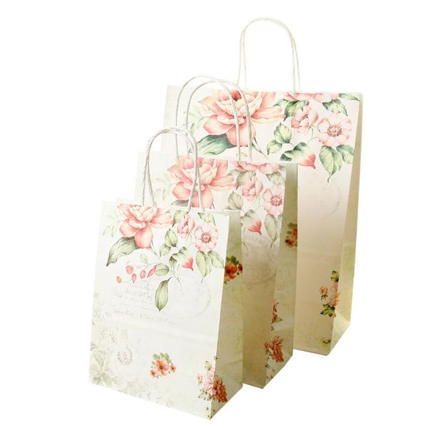 gift wrap 10pcs creative flower kraft paper bags christmas festival party 25*18*10cm with handles
gift wrap 10pcs creative flower kraft paper bags christmas festival party 25*18*10cm with handles