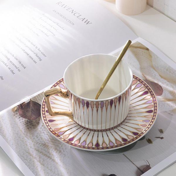 cups & saucers luxury coffee cup design and saucer set european style tea spoon creative art decor tazas de cafe family drinkware bw50bd
cups & saucers luxury coffee cup design and saucer set european style tea spoon creative art decor tazas de cafe family drinkware bw50bd