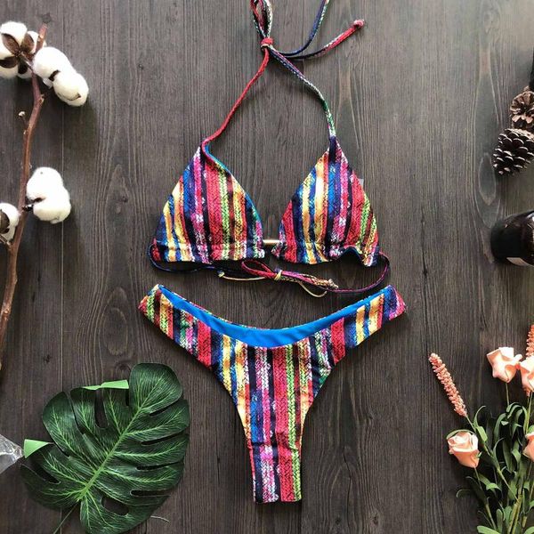 summer women's swimsuits high waist swimwear push up bikinis bathers bathing colorful print halter split beachwear set, White;black
summer women's swimsuits high waist swimwear push up bikinis bathers bathing colorful print halter split beachwear set, White;black