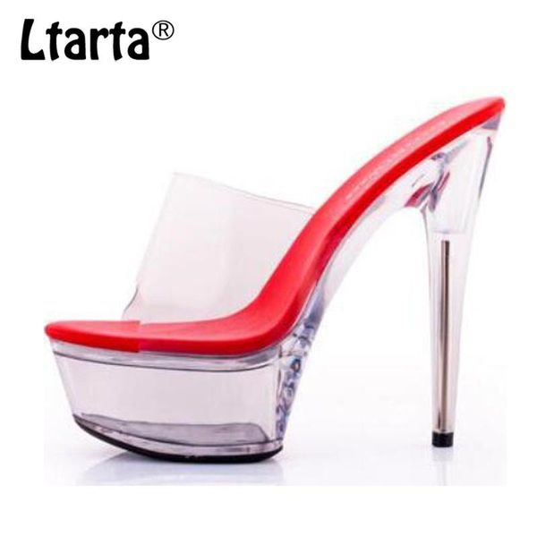 models super 15cm stiletto platform sandals transparent crystal shoes wedding high-heel lfd, Black
models super 15cm stiletto platform sandals transparent crystal shoes wedding high-heel lfd, Black