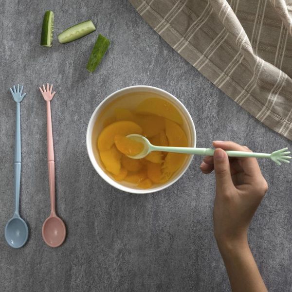 3pcs/set double head fork spoon cartoon hand shape two in one fruit soup household tableware diy kitchen accessories forks
3pcs/set double head fork spoon cartoon hand shape two in one fruit soup household tableware diy kitchen accessories forks