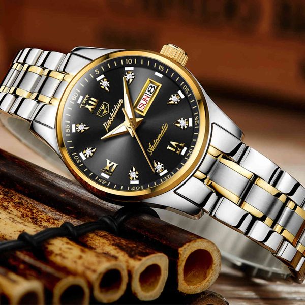 jsdun 2021 fashion automatic mechanical watch waterproof stainless steel elegant bracelet week ladies sapphire clock 8763, Slivery;brown
jsdun 2021 fashion automatic mechanical watch waterproof stainless steel elegant bracelet week ladies sapphire clock 8763, Slivery;brown