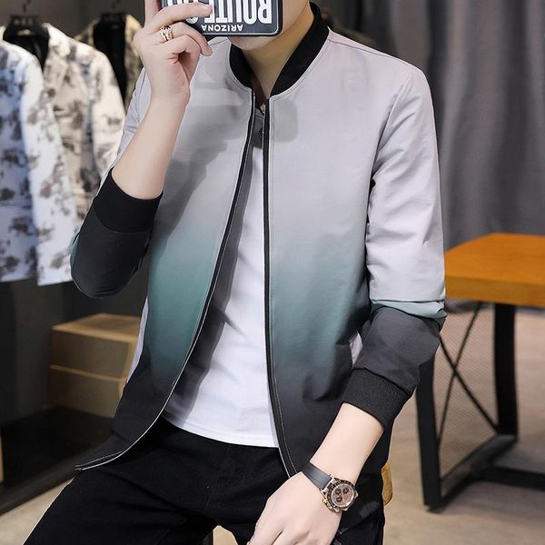 men's jackets tooling gradient jacket coat autumn style korean trend wild casual handsome ins tide brand clothes, Black;brown
men's jackets tooling gradient jacket coat autumn style korean trend wild casual handsome ins tide brand clothes, Black;brown