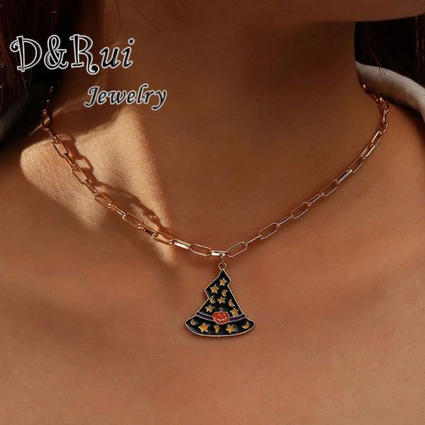 chains selling halloween necklace creative jewelry fashion choker chain magic hat pendants for women gifts 2021 partys, Silver
chains selling halloween necklace creative jewelry fashion choker chain magic hat pendants for women gifts 2021 partys, Silver