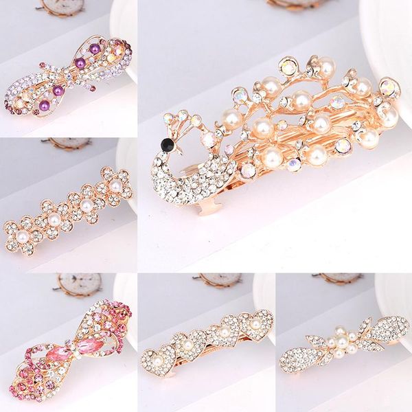 hair clips & barrettes fashion crystal hairpins for women pearl rose flower bows with silver color rhinestone jewelry gifts, Golden;silver
hair clips & barrettes fashion crystal hairpins for women pearl rose flower bows with silver color rhinestone jewelry gifts, Golden;silver