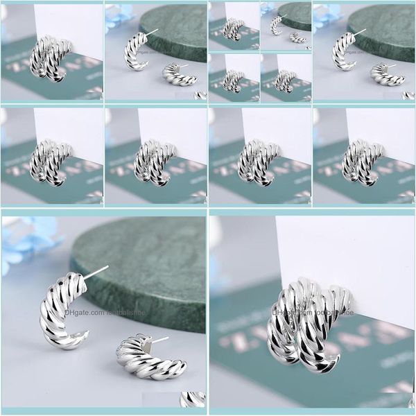 charm jewelryheart shaped 925 pure female sier ridge simple and fashionable twist earrings drop delivery 2021 hirtm, Golden
charm jewelryheart shaped 925 pure female sier ridge simple and fashionable twist earrings drop delivery 2021 hirtm, Golden