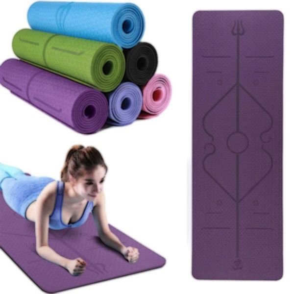 yoga mats mat with position line fitness gymnastics double layer 6mm non-slip women beginner carpet pads 1830x610x6mm
yoga mats mat with position line fitness gymnastics double layer 6mm non-slip women beginner carpet pads 1830x610x6mm