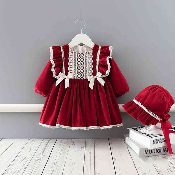 winter baby girls dress velvet thicken dress princess dress+hat girls kids christmas new year clothes g1129, Red;yellow
winter baby girls dress velvet thicken dress princess dress+hat girls kids christmas new year clothes g1129, Red;yellow