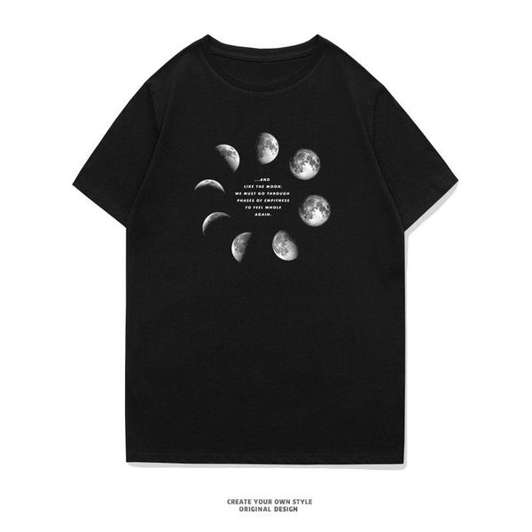 men's t-shirts 2021 moon planet printed short sleeve t-shirt summer hip hop casual cotton tees streetwear, White;black
men's t-shirts 2021 moon planet printed short sleeve t-shirt summer hip hop casual cotton tees streetwear, White;black