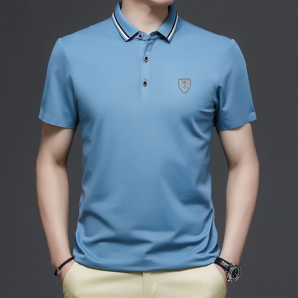 men's t shirts short sleeve polo lapel casual solid color summer young fashion trend half, White;black
men's t shirts short sleeve polo lapel casual solid color summer young fashion trend half, White;black