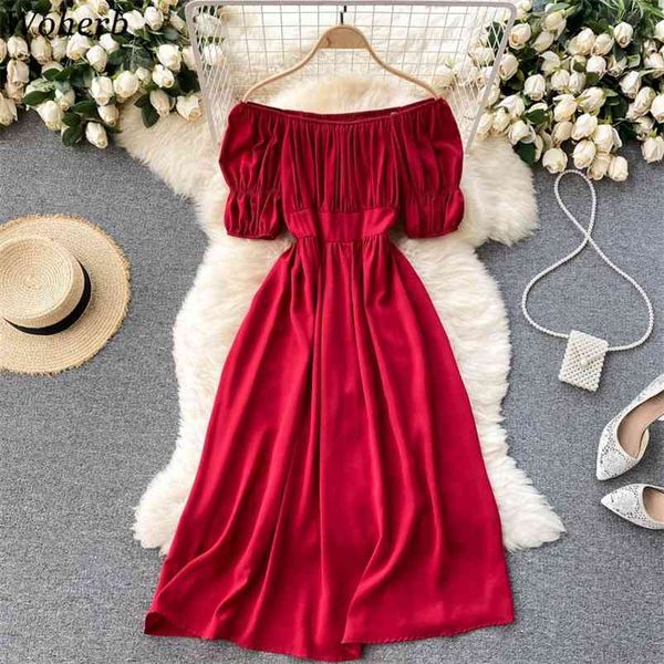 women elegant pleated dress summer square collar robe korean chic solid dresses ladies vintage long vestidos 210519, Black;gray
women elegant pleated dress summer square collar robe korean chic solid dresses ladies vintage long vestidos 210519, Black;gray