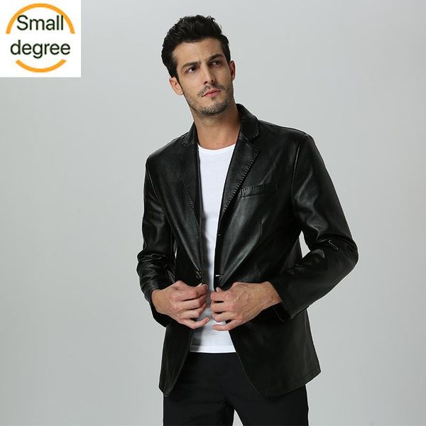 men's fur & faux 2021 autumn and winter style suit leather jacket middle-aged business fashion slim mens, Black
men's fur & faux 2021 autumn and winter style suit leather jacket middle-aged business fashion slim mens, Black