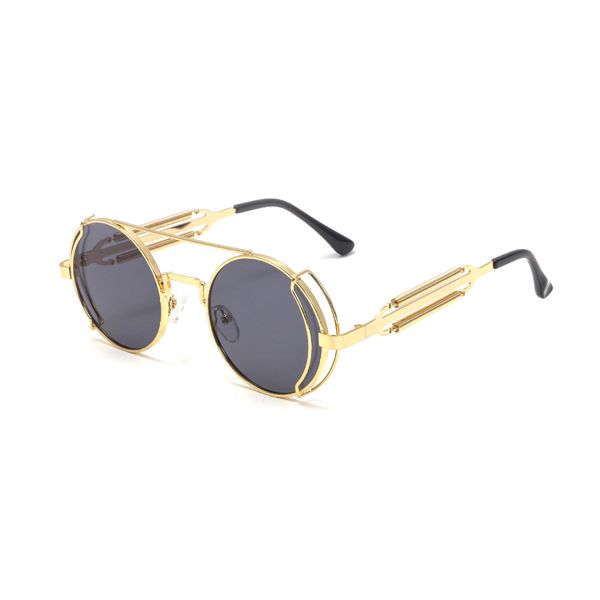 designer steampunk round sunglasses men's personality spring metal sun glasses for mens fashion glass tide outdoor uv fashion luxury de, White;black
designer steampunk round sunglasses men's personality spring metal sun glasses for mens fashion glass tide outdoor uv fashion luxury de, White;black