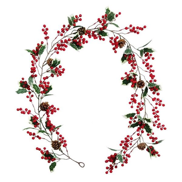 decorative flowers & wreaths christmas flower red fruit berries vine simulation rattan xmas atmosphere arrangement winding hanging garland w
decorative flowers & wreaths christmas flower red fruit berries vine simulation rattan xmas atmosphere arrangement winding hanging garland w