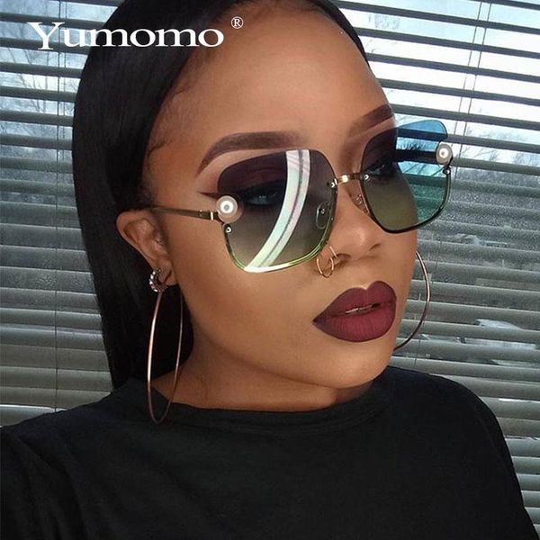 sunglasses retro square pearl women brand designer metal frame oversized sun glasses fashion men gradient shades oculos uv400, White;black
sunglasses retro square pearl women brand designer metal frame oversized sun glasses fashion men gradient shades oculos uv400, White;black