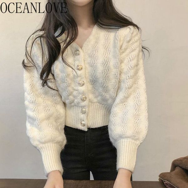 autumn solid mujer chaqueta v neck elegant single beasted short sweet sweaters women cardigans knitted 18772 210415, White;black
autumn solid mujer chaqueta v neck elegant single beasted short sweet sweaters women cardigans knitted 18772 210415, White;black