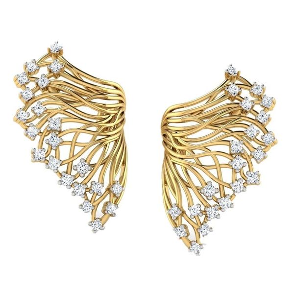 stud 2021 , rose gold material, butterfly shape inlaid with rhinestones, party earrings, Golden;silver
stud 2021 , rose gold material, butterfly shape inlaid with rhinestones, party earrings, Golden;silver