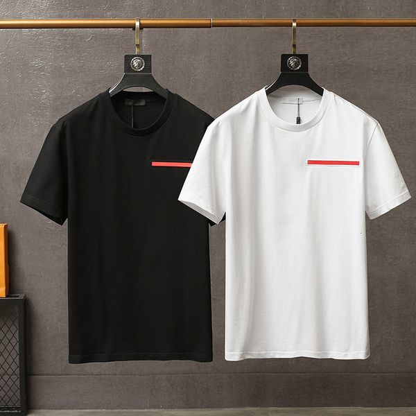 2021 men's t-shirt summer short round neck cotton pullover fashion letters digner street xury clothing, White;black
2021 men's t-shirt summer short round neck cotton pullover fashion letters digner street xury clothing, White;black