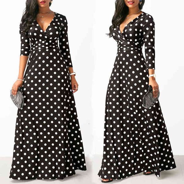 casual dresses fashion-women polka dot long sleeve boho elegant vintage women evening party v neck maxi fashion ladies graf, Black;gray
casual dresses fashion-women polka dot long sleeve boho elegant vintage women evening party v neck maxi fashion ladies graf, Black;gray