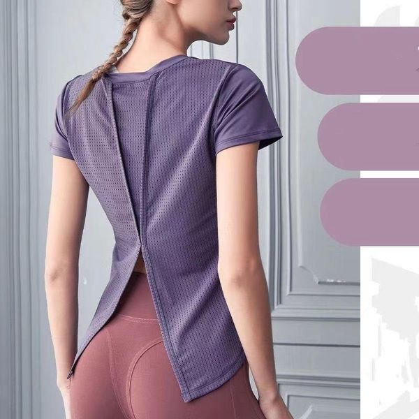 summer breathable quick-drying sport short sleeve gym women yoga shirts loose reverse drape activewear exercise t-shirts outfit
summer breathable quick-drying sport short sleeve gym women yoga shirts loose reverse drape activewear exercise t-shirts outfit