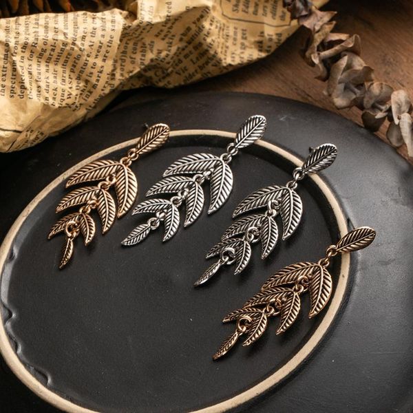 retro exaggerated leaf earrings trend personality bohemian style women's fashion nightclub party jewelry dangle & chandelier, Silver
retro exaggerated leaf earrings trend personality bohemian style women's fashion nightclub party jewelry dangle & chandelier, Silver