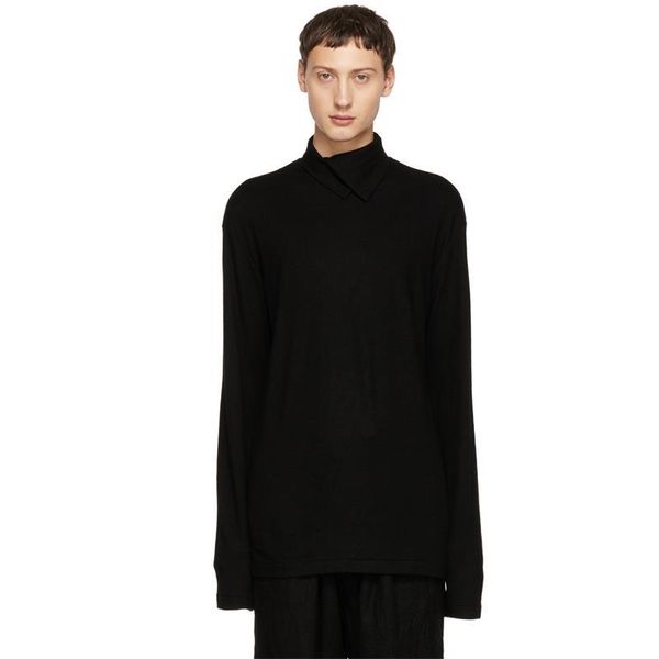 men's sweaters dark classic simple personality collar-knitted light and thin bottom shirt youth large size fashion jumper, White;black
men's sweaters dark classic simple personality collar-knitted light and thin bottom shirt youth large size fashion jumper, White;black