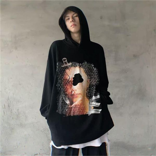 men's hoodies & sweatshirts hip hop sweatshirt oversized printed men graffiti gothic pullovers fashion streetwear harajuku, Black
men's hoodies & sweatshirts hip hop sweatshirt oversized printed men graffiti gothic pullovers fashion streetwear harajuku, Black