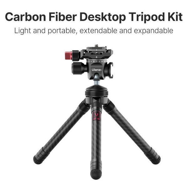 ulanzi mt-28 extendable carbon fiber tripod for smartphone dslr mirrorless camera u-120 panoramic head ballhead with cold shoe tripods
ulanzi mt-28 extendable carbon fiber tripod for smartphone dslr mirrorless camera u-120 panoramic head ballhead with cold shoe tripods