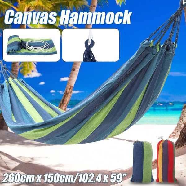 portable hammock outdoor beach travel camping garden sports home swing canvas stripe hang bed double people camp furniture
portable hammock outdoor beach travel camping garden sports home swing canvas stripe hang bed double people camp furniture