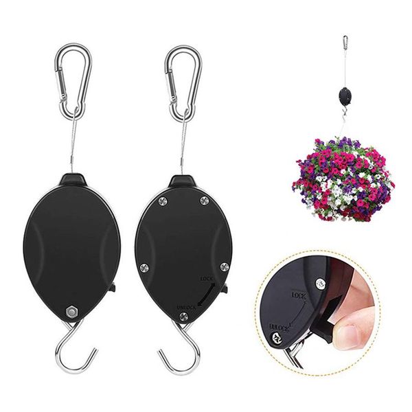 hooks & rails storage hook for ladders garden tool decoration retractable plant pulley adjustable hanger with locking mechanism
hooks & rails storage hook for ladders garden tool decoration retractable plant pulley adjustable hanger with locking mechanism
