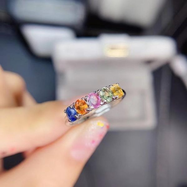 cluster rings natural gemstone ring multicolor sapphire s925 silver small lovely slender row women girl gift party fine jewelry, Golden;silver
cluster rings natural gemstone ring multicolor sapphire s925 silver small lovely slender row women girl gift party fine jewelry, Golden;silver