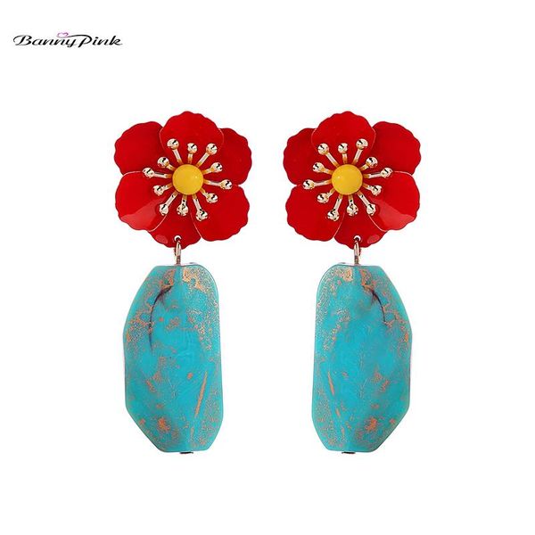 stud banny pink sweet red flower earrings for women irregulay green acrylic bead pendant post bohemia statement earring, Golden;silver
stud banny pink sweet red flower earrings for women irregulay green acrylic bead pendant post bohemia statement earring, Golden;silver