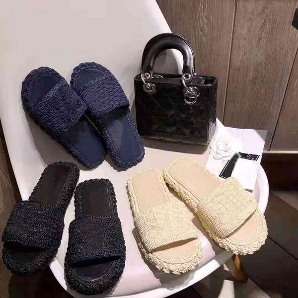 80% off store online vallu 2021 summer new woven rattan material soft and comfortable flat bottom women's slippers for vacation leisure, Black
80% off store online vallu 2021 summer new woven rattan material soft and comfortable flat bottom women's slippers for vacation leisure, Black