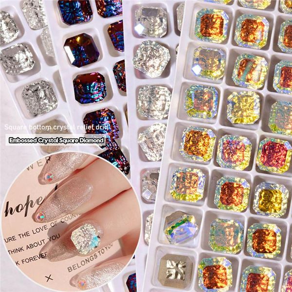nail art decorations super bright japan glass strass square shape 5pcs mix color clear and ab 3d rhinestones decoration, Silver;gold
nail art decorations super bright japan glass strass square shape 5pcs mix color clear and ab 3d rhinestones decoration, Silver;gold