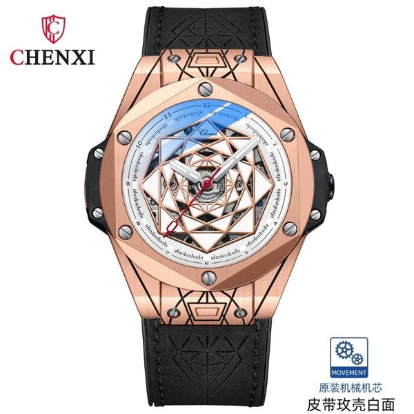 wristwatches chenxi trend fashion men mechanical fully automatic waterproof watch for largedial luminous leather watches, Slivery;brown
wristwatches chenxi trend fashion men mechanical fully automatic waterproof watch for largedial luminous leather watches, Slivery;brown
