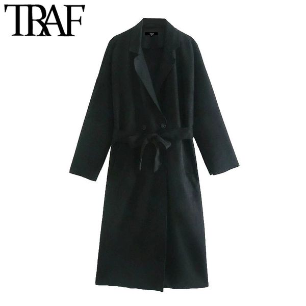 traf women fashion with belt faux suede trench coat vintage long sleeve side pockets female outerwear chic overcoat 210415, Tan;black
traf women fashion with belt faux suede trench coat vintage long sleeve side pockets female outerwear chic overcoat 210415, Tan;black